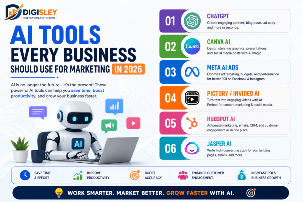 AI Tools Every Business Should Use for Marketing in 2026