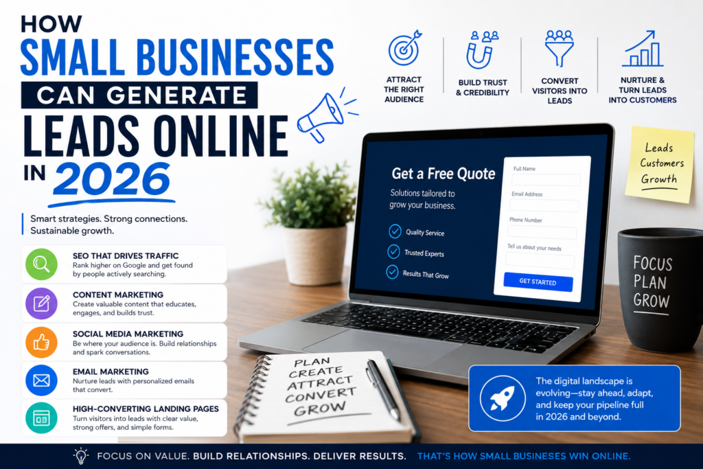 How Small Businesses Can Generate Leads Online in 2026