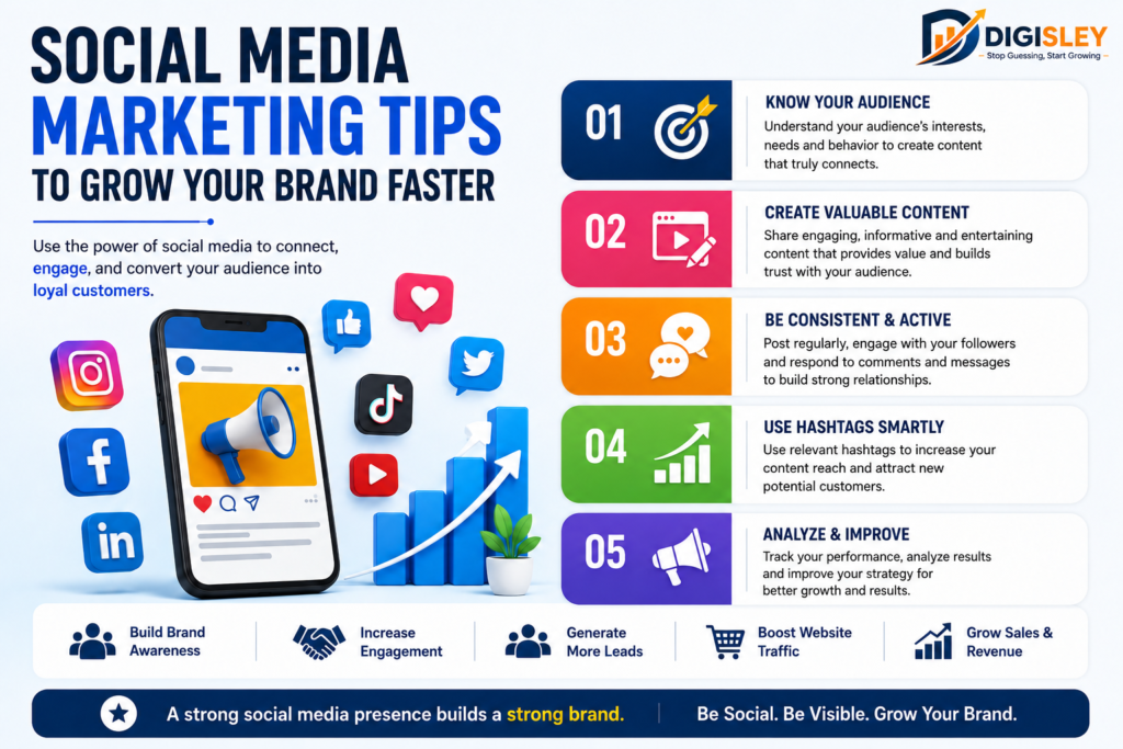Social Media Marketing Tips to Grow Your Brand Faster